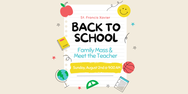 Thumbnail for Back to School Mass & Meet the Teacher